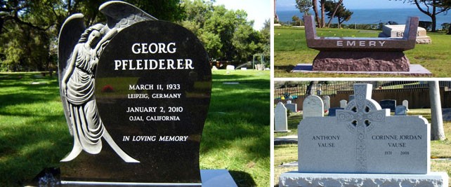 Headstone Graves Set Sacramento CA 94289